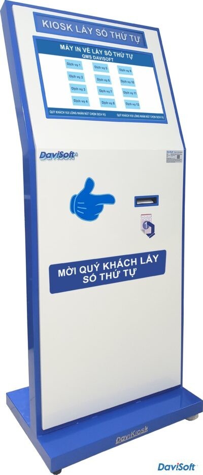 Tủ tra cứu thông tin, lấy số thứ tự Davikiosk